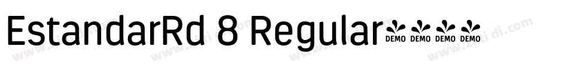 EstandarRd 8 Regular字体转换